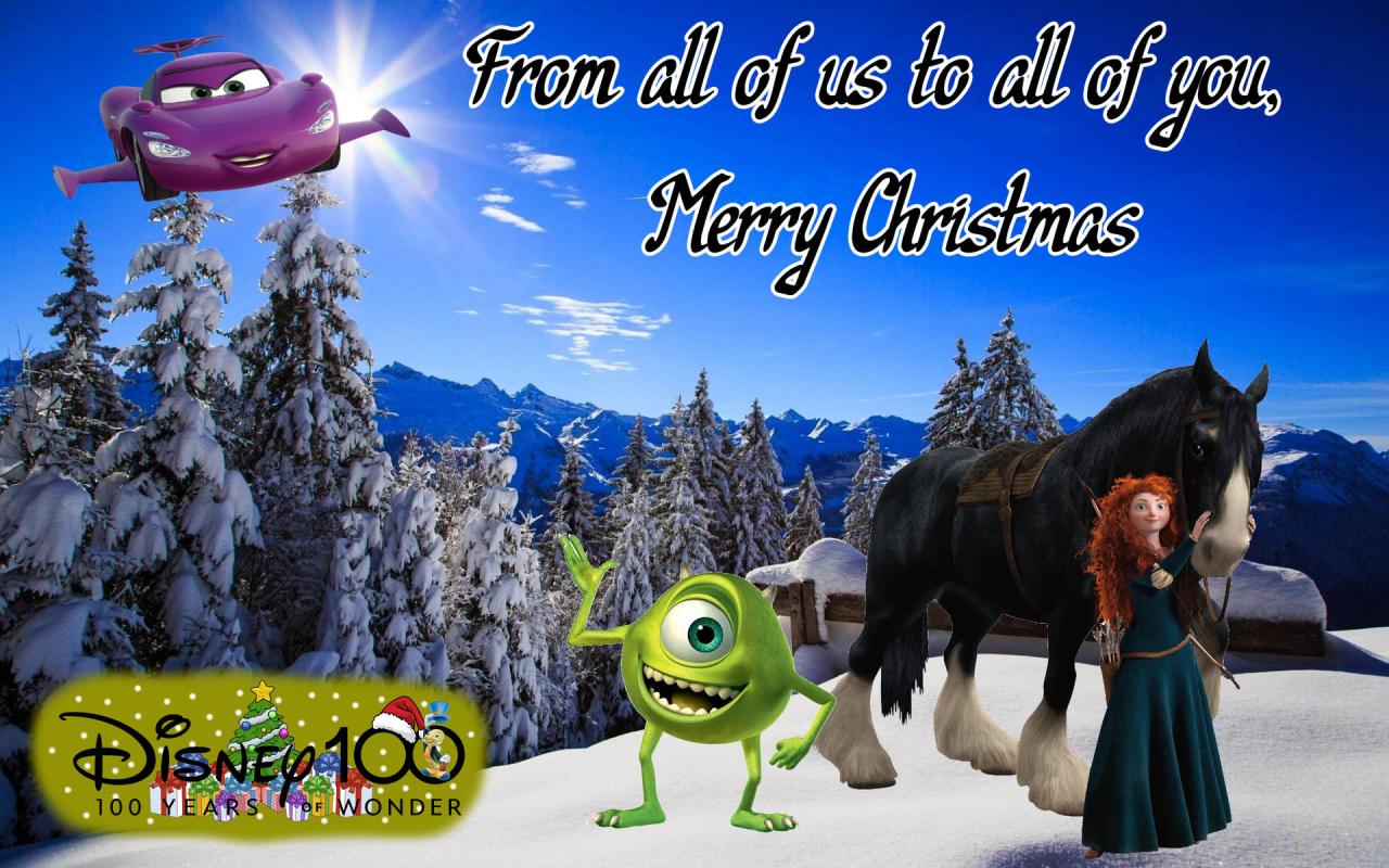 A merry christmas from all of us to all of you