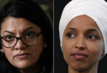 Ilhan omar accuses netanyahu of imposing muslim ban as dems decry decision to block israel visit