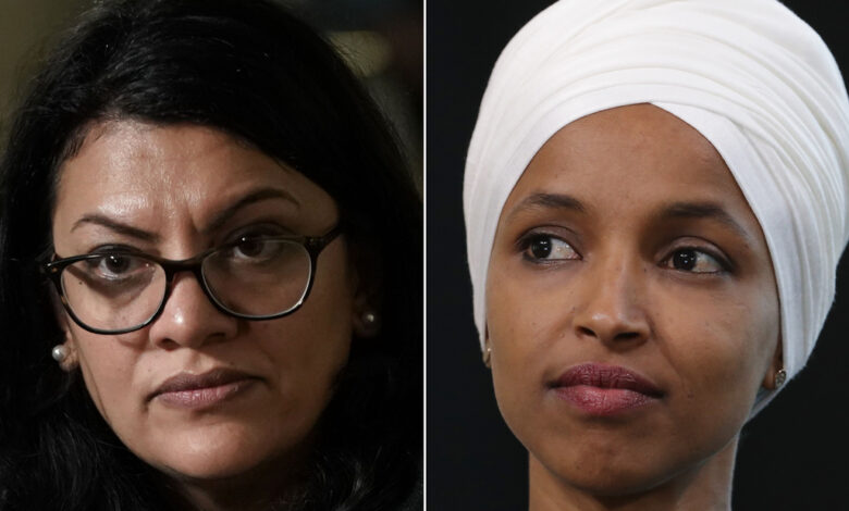 Ilhan omar accuses netanyahu of imposing muslim ban as dems decry decision to block israel visit
