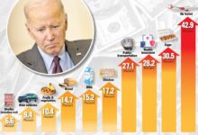 Biden claims inflation will get worse if republicans win midterms as prices soar under democrat control