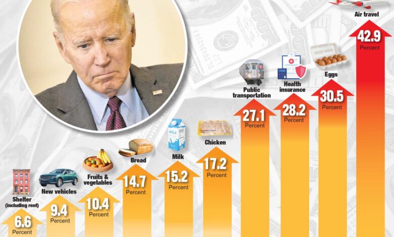 Biden claims inflation will get worse if republicans win midterms as prices soar under democrat control