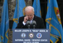 Biden says late son beau lost his life in iraq during monument ceremony in colorado