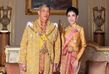 Thailand releases rare pictures of king and official mistress causing royal website to crash