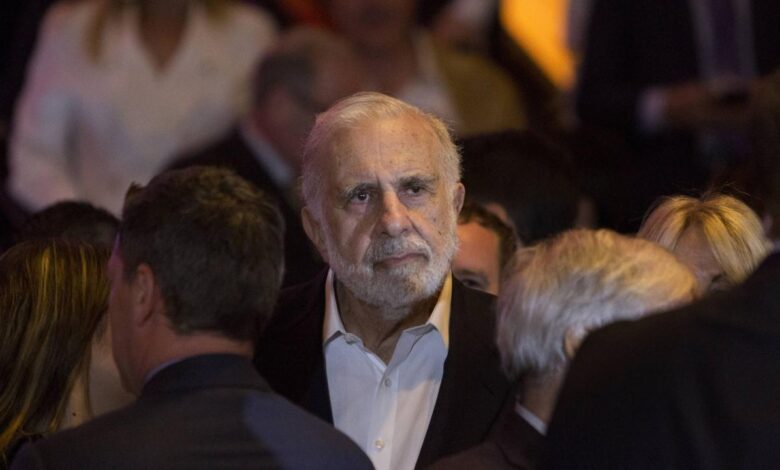 Investor carl icahn issues grim warning on us economy