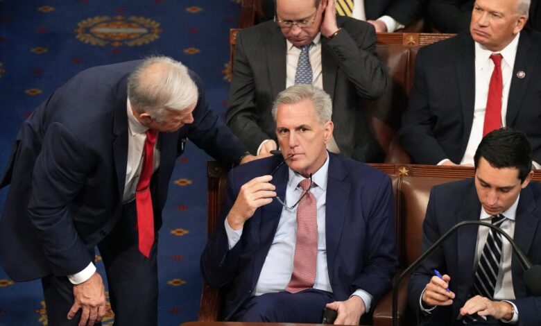 Mccarthy fails in votes for speaker of the house bitter battle erupts among gopers