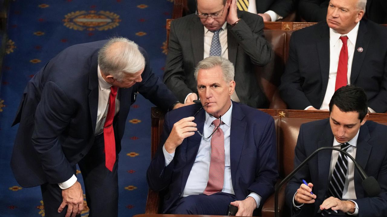 Mccarthy fails in votes for speaker of the house bitter battle erupts among gopers