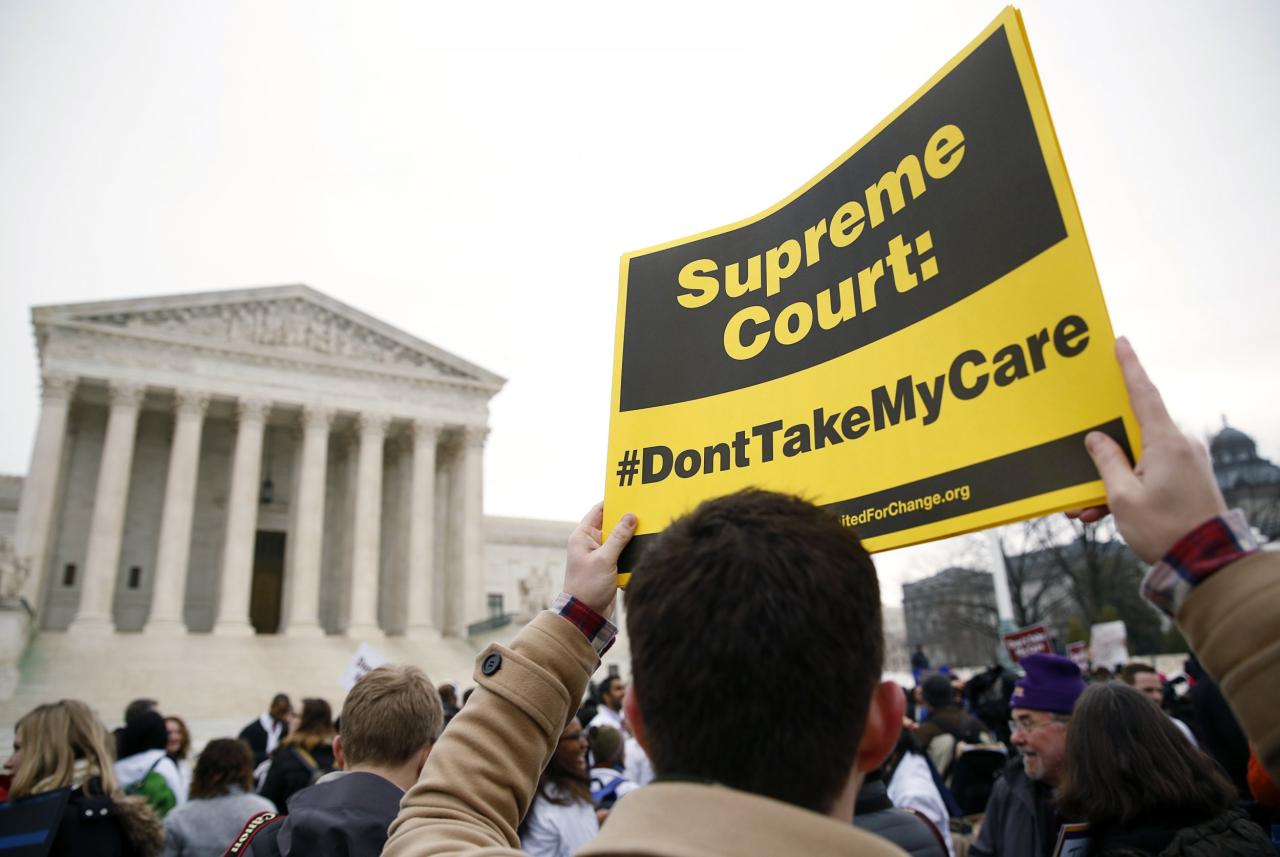 The supreme court will consider obamacares constitutionality and the outcome could bring total chaos