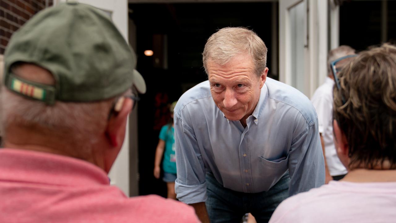 Tom steyer ends campaign after biden wins south carolina primary