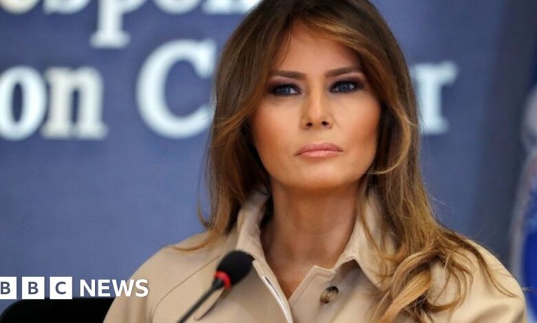 Melania critics implores striking americans urged publicly spoken sending