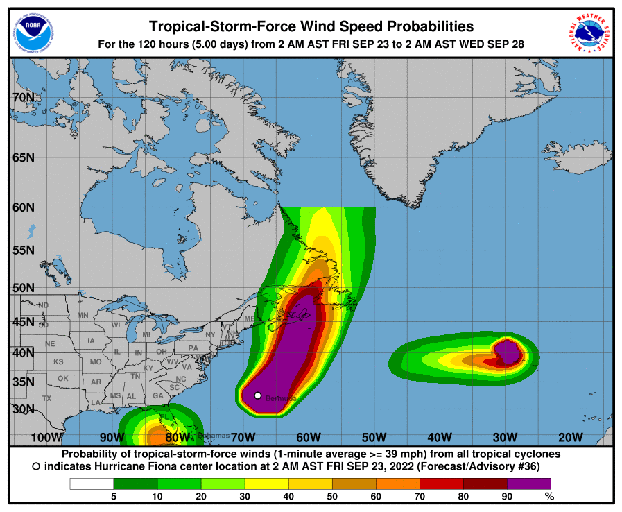 Environment canada extends hurricane watch to halifax as lee creeps closer