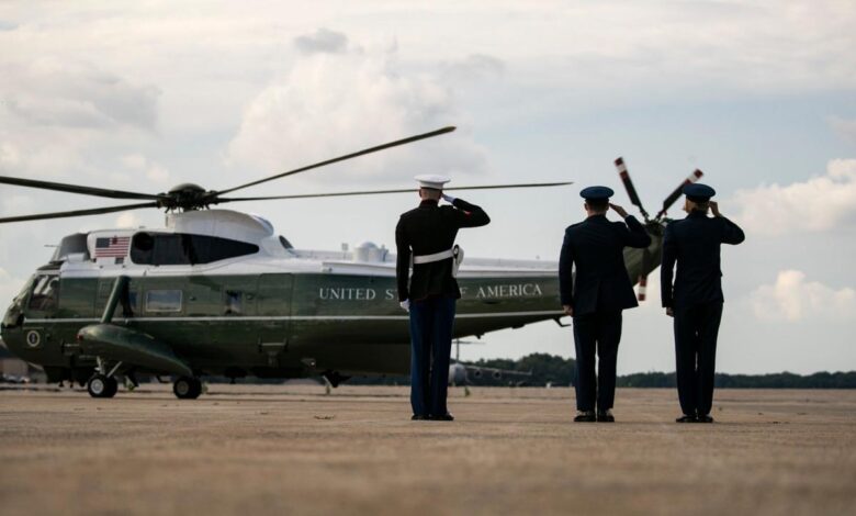 Marine veteran shot at trump rally released from hospital