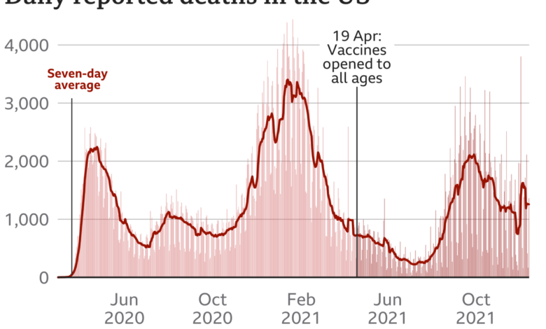 Us records lowest coronavirus related deaths in 2 weeks