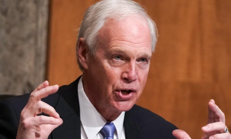 Sen ron johnson denies getting dirt on biden from ukrainian lawmaker blasts blumenthal for twisting classified briefings