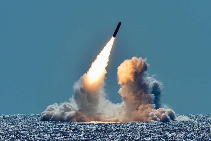 Us launches test nuclear capable missile into pacific ocean amid heightened china tensions