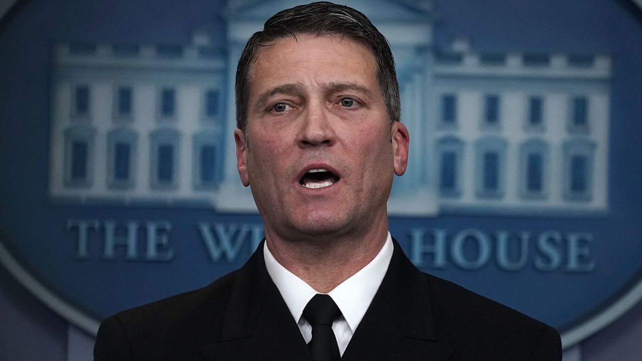 Dr ronny jackson says trump prevented american coronavirus pandemic on level of italy iran