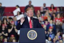 Trump says he will continue to hold outdoor rallies