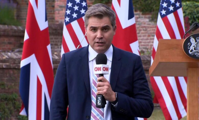 Cnns jim acosta blasted for trying to hurt trump and divide america with coronavirus report