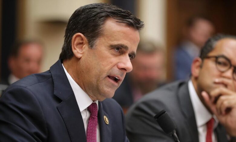 Trump nominates john ratcliffe for top intelligence post