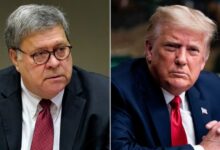 Bill barr responds to trump hush money trial abomination