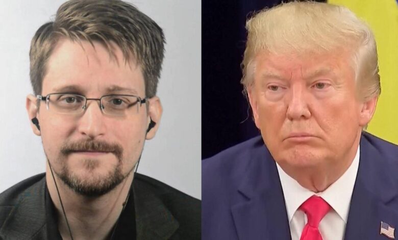 Trump going to look at edward snowden case for potential pardon