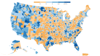 Census map shows dramatic california exodus