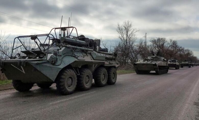 Russia tells us convoys carrying weapons to ukraine are legitimate targets