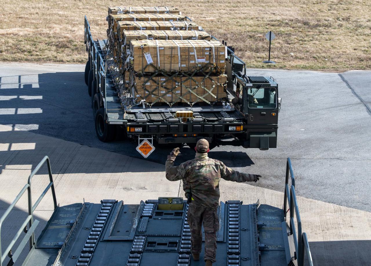 Military aid to ukraine continues amid talk of fighter jets