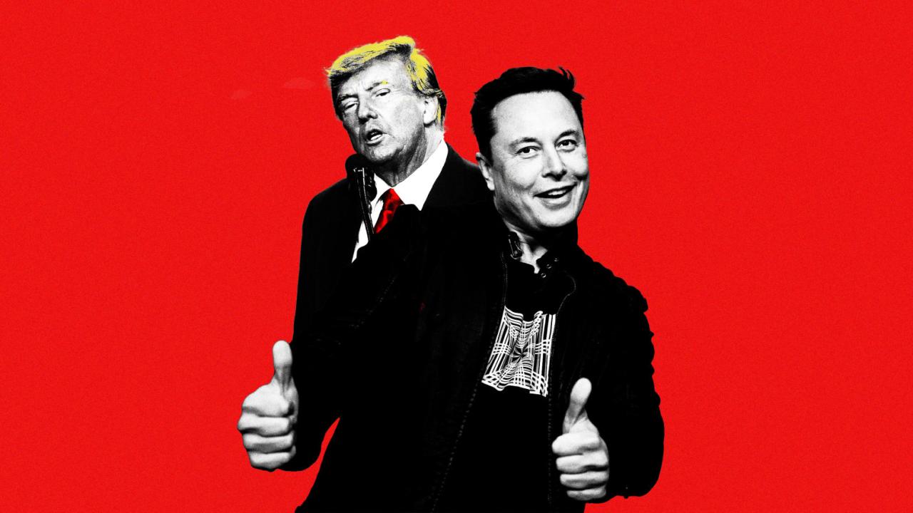 Elon musk calls trump trial obviously a corruption of the law