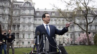 Mnuchin pelosi wont negotiate on coronavirus package but open to avoiding govt shutdown