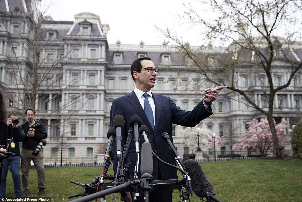 Mnuchin pelosi wont negotiate on coronavirus package but open to avoiding govt shutdown