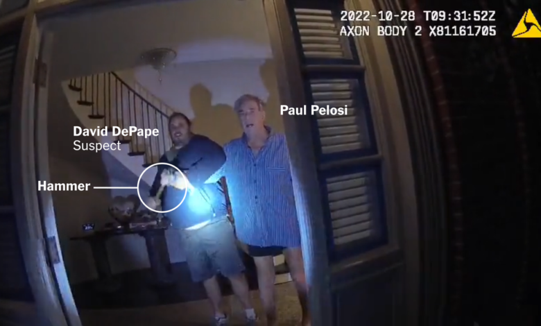 Paul pelosi hammer attack footage to be released to the public