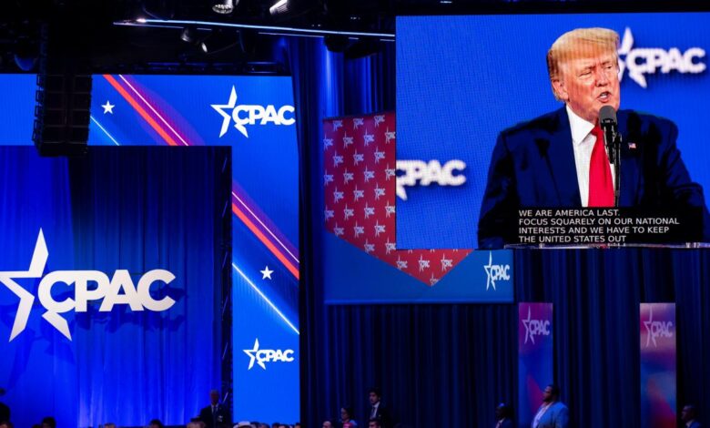 Cpac aims to turn tables on democrats after impeachment saga