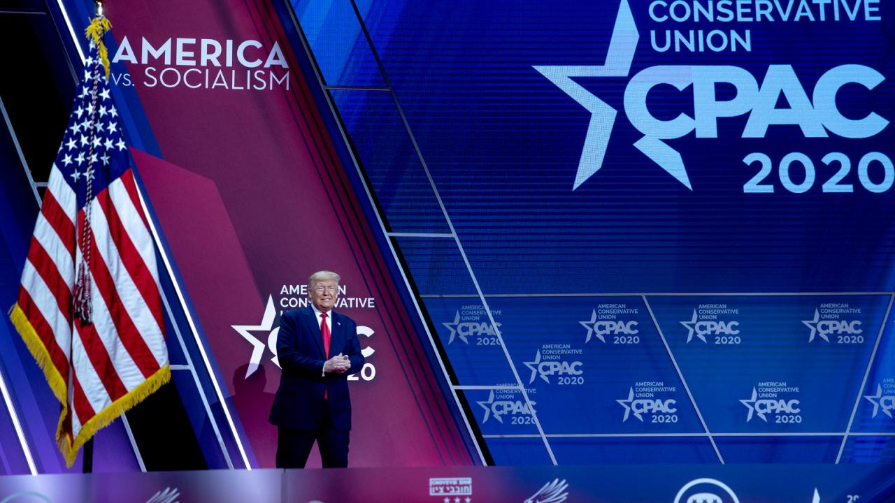 Cpac aims to turn tables on democrats after impeachment saga