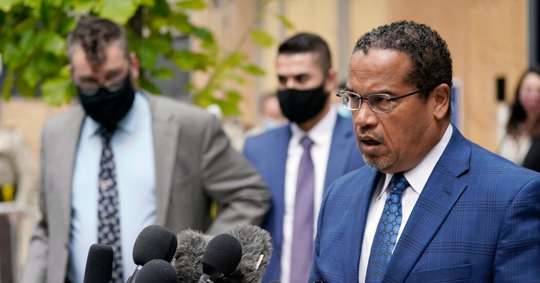 Minnesota ag ellison says he has evidence of outsiders contributing to riots while calling out endemic problem with minneapolis police