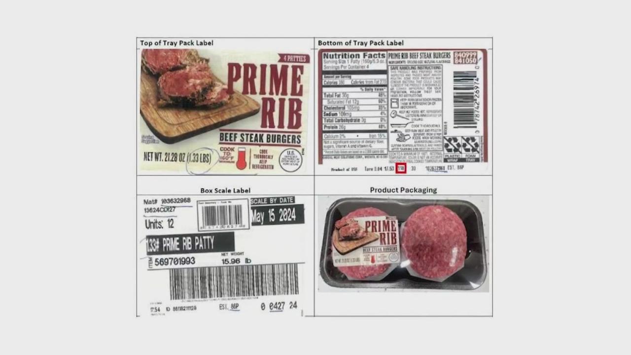 Over 28000 pounds of ground beef recalled for possible e coli contamination