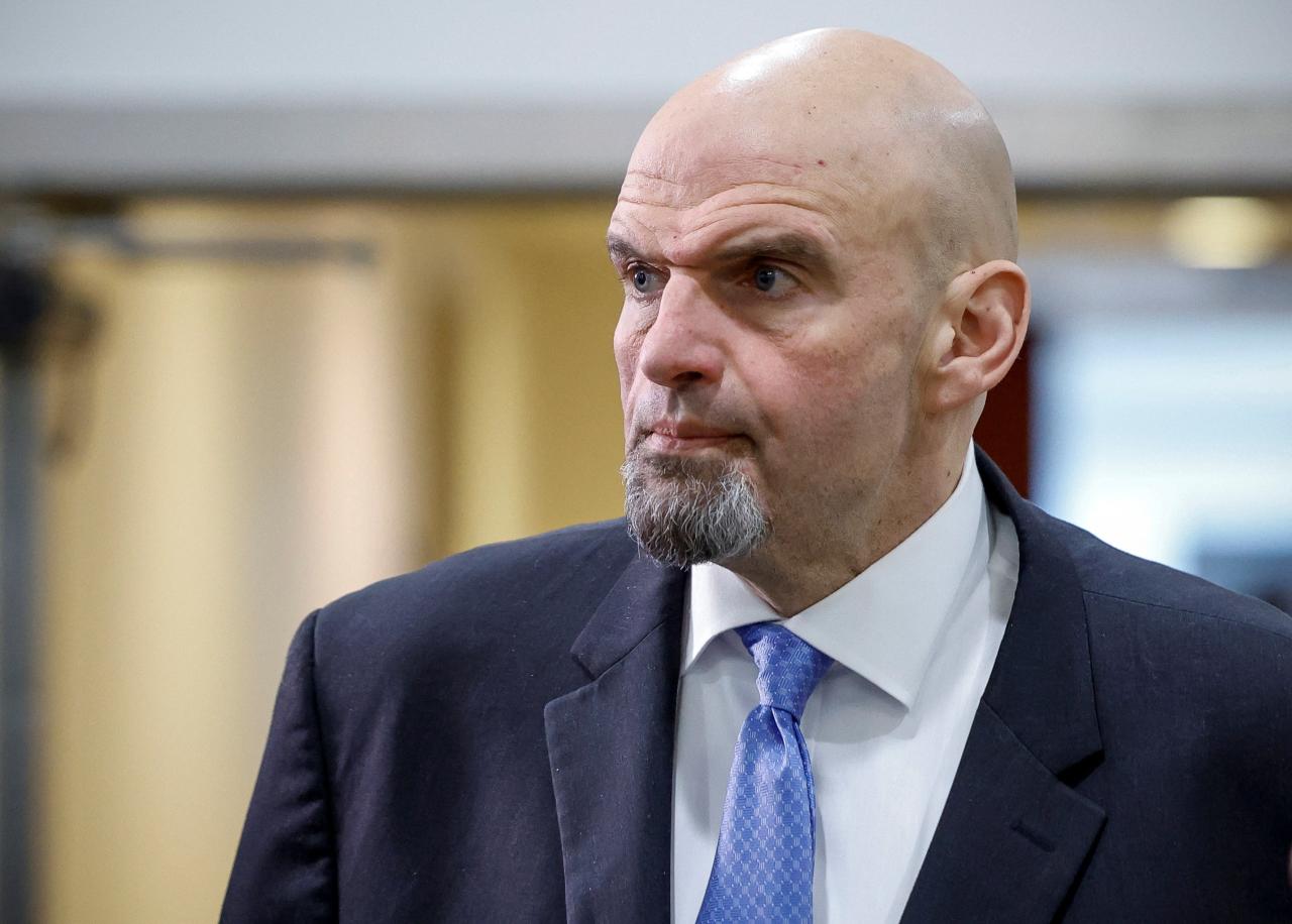 Fetterman reveals trump still strong in pennsylvania trump signs everywhere