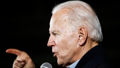 Biden condemns rioting blasts trumps response in fiery post convention speech