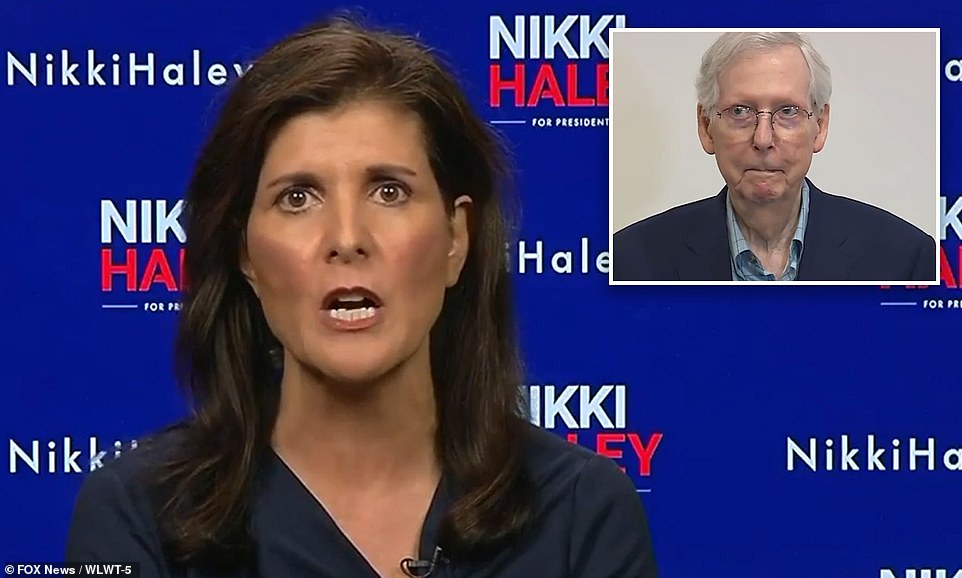 Nikki haley says mcconnell should resign after freeze up calls senate most privileged nursing home in the country