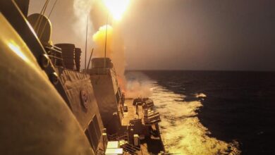 Us forces shoot down houthi missile drones targeting warship in red sea