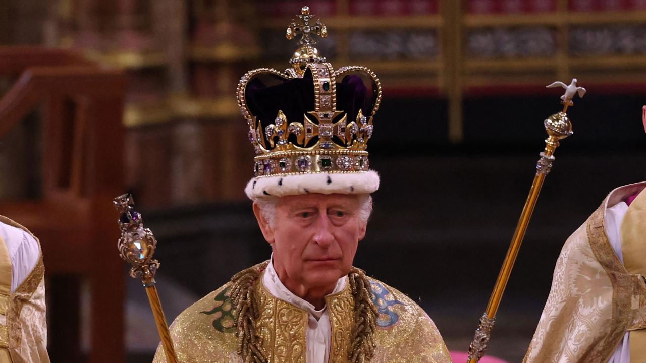 Charles crowned king in britains biggest ceremonial event in 7 decades