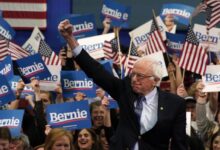 Hampshire sanders bernie scores democratic