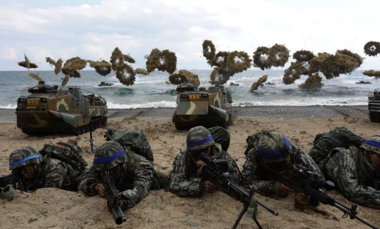 Us south korea kick off joint military drills to counter north korean threats