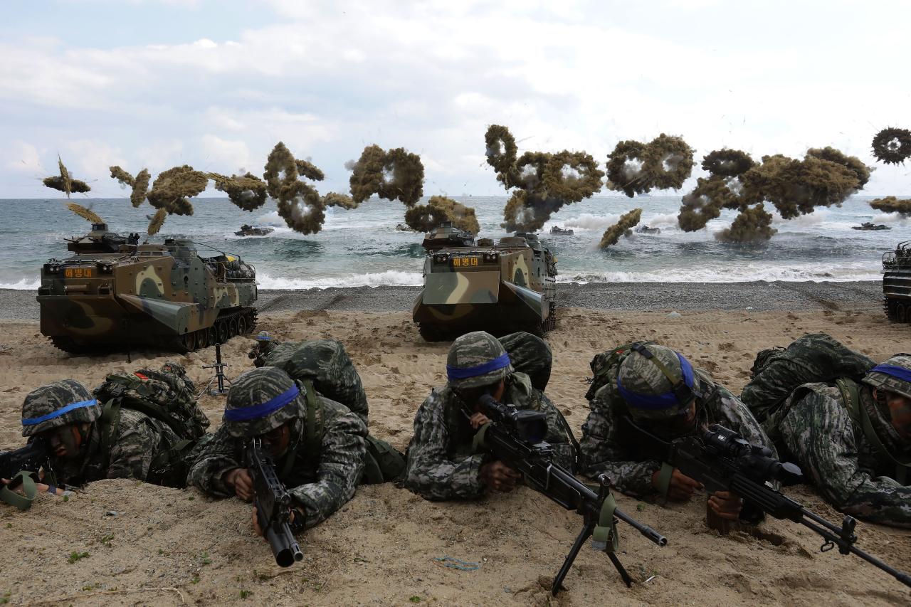 Us south korea kick off joint military drills to counter north korean threats