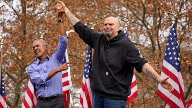 Fetterman reveals trump still strong in pennsylvania trump signs everywhere