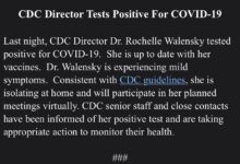 Member of pences office tests positive for coronavirus had no close contact with trump vp