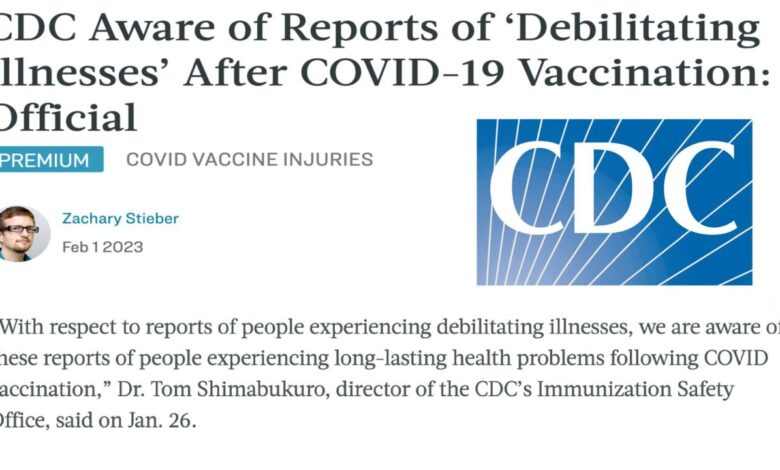 Cdc aware of reports of debilitating illnesses after covid 19 vaccination official