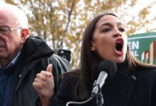 Ocasio cortez nominates sanders doesnt mention biden in dnc speech