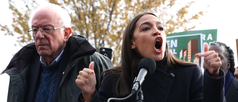 Ocasio cortez nominates sanders doesnt mention biden in dnc speech