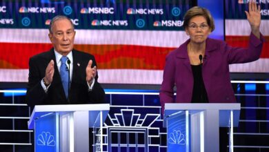 Bloomberg under siege at dem debate as sanders and warren take on rising billionaire