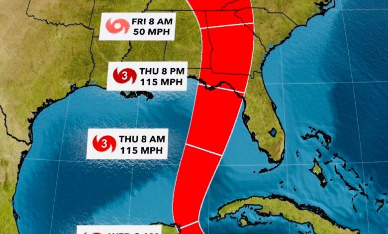 Hurricane helene will be multi state event heres which states will be impacted